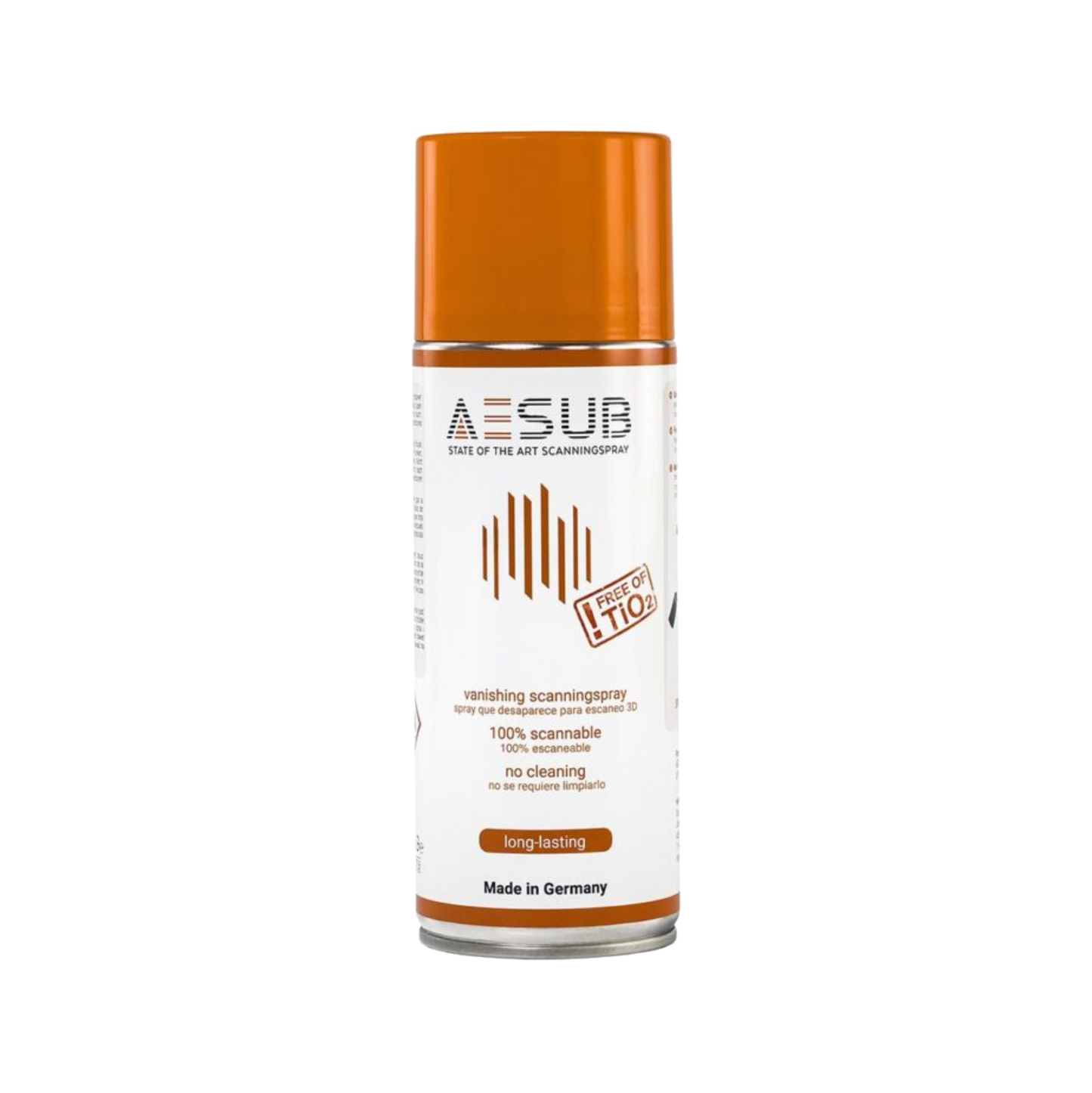 AESUB Orange Spray – Residue-Free 3D Scanning Enhancer